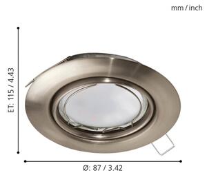 Eglo 94242 - LED Podhledové svítidlo PENETO 1xGU10-LED/5W/230V