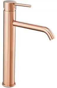 LEROY rose gold Umyvadlová baterie Vysoká