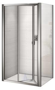 WRITE COMBI 80x80 Sprchový kout se zalamovacími dveřmi