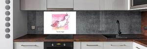 Panel do kuchyně Růžový jednorožec pksh-125196230