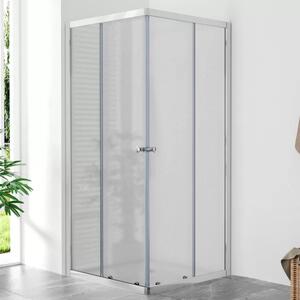 POINT Q 80x80 Grape Čtvercová sprchová zástěna