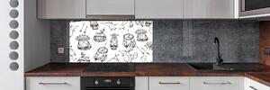 Panel do kuchyně Indiánské sovy pksh-125522671