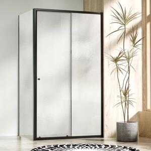 NICOL COMBI Black 90x90 grape Sprchový kout s posuvnými dveřmi
