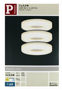 Paulmann 92704 - SADA 3xLED/5,5W Podhledové svítidlo BAGEL 230V