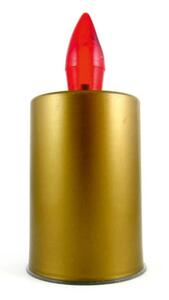 LED Svíčka LED/2xAA teplá bílá 10,8 cm zlatá
