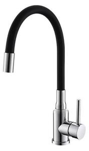 ALVEUS 1144427 - Dřezová baterie s flexibilním ramínkem MINTAS 34 cm chrom/černá