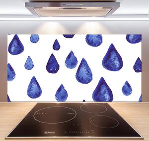 Panel do kuchyně Modré kapky pksh-126312321