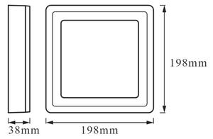 Ledvance - LED Stropní svítidlo CLICK LED/15W/230V