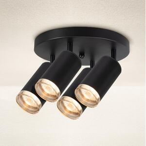 Brilagi - Koupelnové bodové svítidlo SELE AQUA 4xGU10/30W/230V IP44 černá
