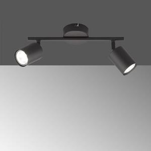 LED stropní reflektor Vano černá dva zdroje