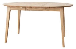 Rozkládací stůl Orbetello 90 až 122 cm, kulatý-oválný, Dub, masiv