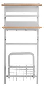 MK FLORIA MKF-21MG02W - Magnetický organizér 67,5x31 cm bílá