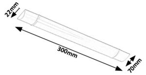 Rabalux 1450 - LED Podlinkové svítidlo BATTEN LED/10W/230V bílá 800 lm