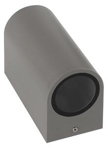 Venkovní nástěnné svítidlo PARETE 2xGU10/6W/230V IP54 šedá