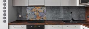 Skleněný panel do kuchynské linky Kamení pksh-127628618