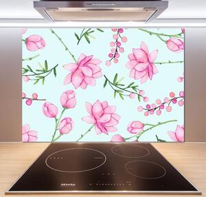 Panel do kuchyně Květiny a borůvky pksh-127745276