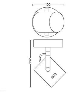 Philips - LED Bodové svítidlo SCENE SWITCH BYRE LED/4,3W/230V 2200/2500/2700K
