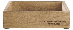 STANDARD SUPPLY Dřevěná bedýnka čtvercová 20 cm
