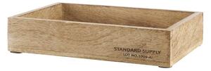 STANDARD SUPPLY Dřevěná bedýnka obdélníková 25 cm