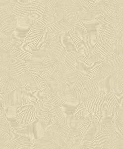 Krémová geometrická vliesová tapeta na zeď, BA26090, Brazil, Decoprint
