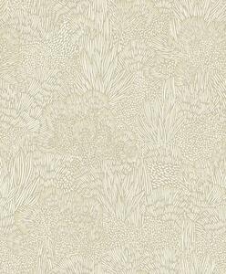 Šedo-béžová vliesová tapeta na zeď, krajina, stromy, BA26060, Brazil, Decoprint
