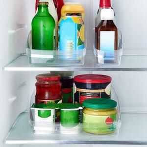 5Five® Organizér do lednice / do zásuvky, transparentní plast FRIGO, M - 32x15x8