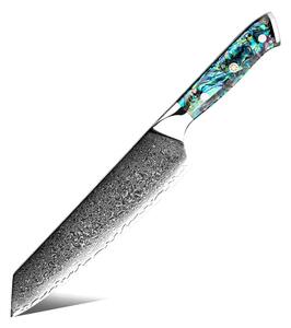 Japonský nůž Kiritsuke z damaškové oceli SaKuRo Ocean Shell 20,3 cm