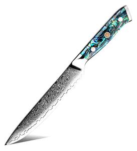 Víceúčelový nůž z damaškové oceli SaKuRo Ocean Shell 15,2 cm