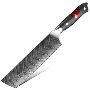 Japonský nůž nakiri z damaškové oceli SaKuRo Sakai 17,8 cm