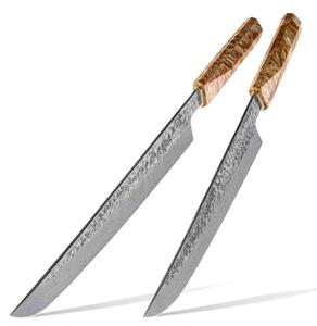 Sushi nůž z damaškové oceli SaKuro Sashimi Sakimaru 26,9 cm