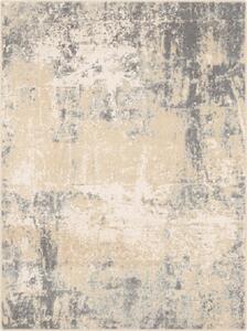 Agnella moderní vlněný koberec Isfahan M Contre Pískový Abstraktní béžový Rozměr: 160x240 cm