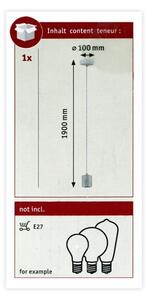 Paulmann 79750 - 1xE27/20W Lustr na lanku NORDIN 230V
