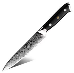 Víceúčelový nůž z damaškové oceli SaKuRo G10 12,7 cm