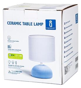 Aigostar - Stolní lampa 1xE14/40W/230V modrá/bílá