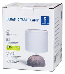 Aigostar - Stolní lampa 1xE14/40W/230V hnědá/bílá