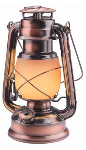 Extol - LED Petrolejová lampa LED/4xAA měděná