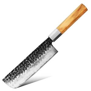Nakiri nůž z japonské oceli SaKuRo Olive 17,8 cm
