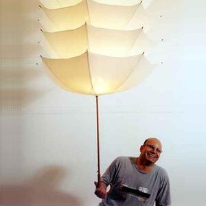 Anthologie Quartett designová svítidla Fliegender Robert