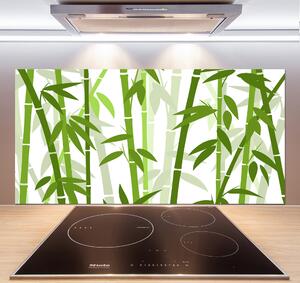 Skleněný panel do kuchyně Bambus pksh-131568514