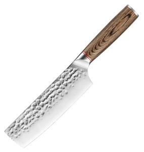 Nakiri nůž z nerezové oceli SaKuRo Pakka-B 17,8 cm