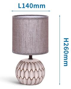Aigostar - Stolní lampa 1xE14/40W/230V fialová