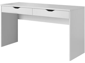 Psací stůl MATE + komoda | 138,2 cm | UNI provedení | bílá mat