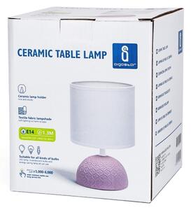 Aigostar - Stolní lampa 1xE14/40W/230V růžová/bílá
