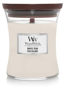 Vonná svíčka WoodWick - White Teak 275 g
