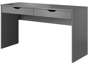 Psací stůl MATE | 138,2 cm | se zásuvkami | grafit šedá