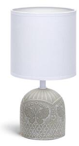Aigostar - Stolní lampa 1xE14/40W/230V šedá/bílá