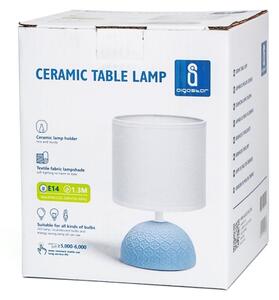 Aigostar - Stolní lampa 1xE14/40W/230V modrá/bílá