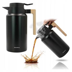 Klausberg Termoska na nápoje 2 l černý