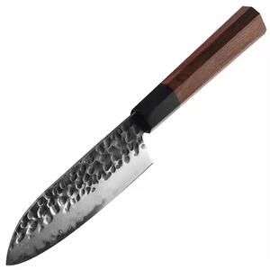 Kuchyňský nůž santoku z japonské oceli SaKuRo Eben 12,7 cm