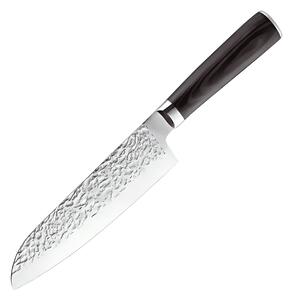 Kuchyňský nůž Santoku z nerezové oceli SaKuRo Pakka 17,8 cm